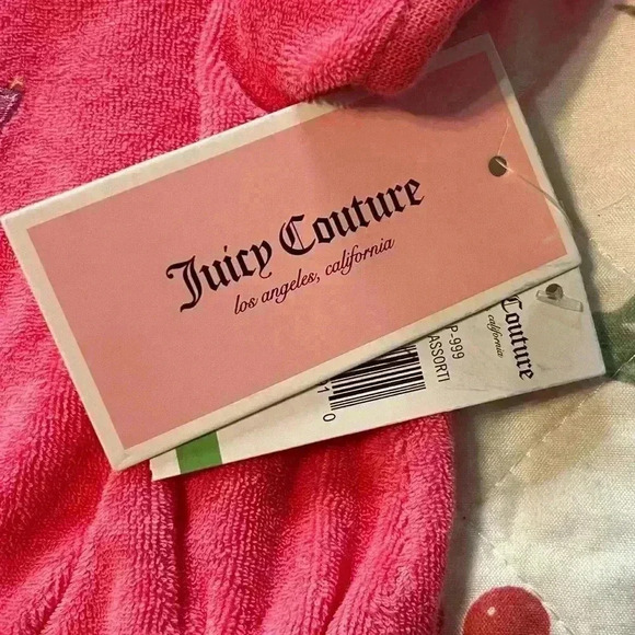 Juicy couture baby size 18 months one piece hot pink terry cloth romper new - Picture 8 of 8